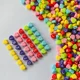 thumbnail image 1 of 100/200/300/500Pcs Mixed Letter Acrylic Beads Round Flat Alphabet Spacer Beads For Jewelry Making Handmade Diy Bracelet Necklace, 1 of 5