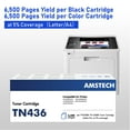 thumbnail image 6 of Amstech 1-Pack Compatible Toner Cartridge for Brother TN-436 TN436 TN-436BK for Brother HL-L8360CDW L8360CDWT L9310CDW MFC-L8900CDW L9570CDW Printer(Black), 6 of 6