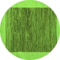 thumbnail image 1 of Ahgly Company Indoor Round Abstract Green Modern Area Rugs, 8' Round, 1 of 4