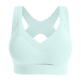 thumbnail image 6 of KHONTS Women's Wireless Comfortable Push up Bras Full Support Lift Bralette Soft Flexible Invisible Under Bra Mint Green XL, 6 of 6