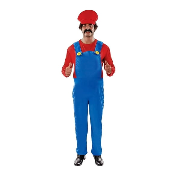 Orion Costumes Super Plumber Plus Size Costume 2XL Male