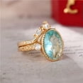 thumbnail image 3 of HOOUN Elegant Women Jewelry 925 Silver Cubic Zirconia Rings Wedding Party Ring Sz 6-10-10-#3, 3 of 5