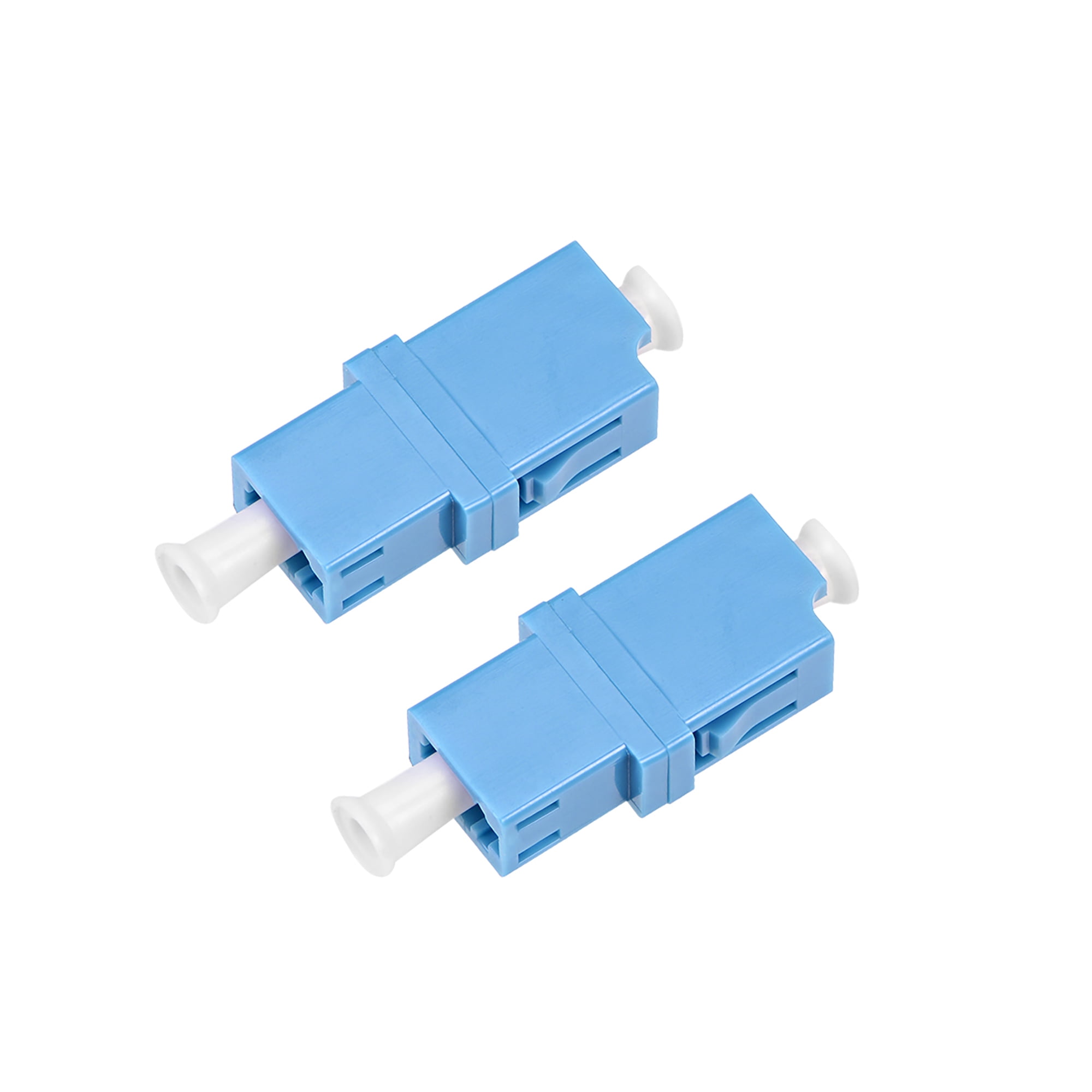 LC to LC Fiber Coupler Flange Type Fiber Optical Adapter Connect Singlemode/Multimode 2 Pcs