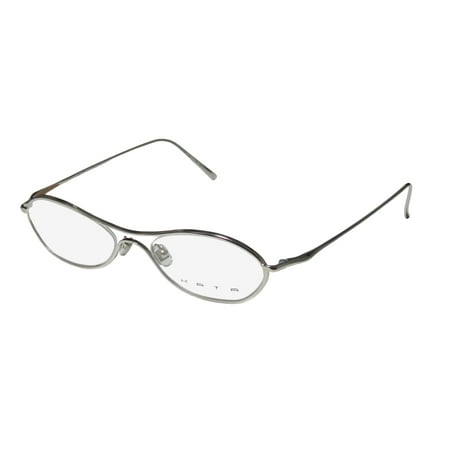 new kata tempo womens/ladies designer full-rim titanium black frame demo lenses 52-19-140 eyeglasses/eye glasses