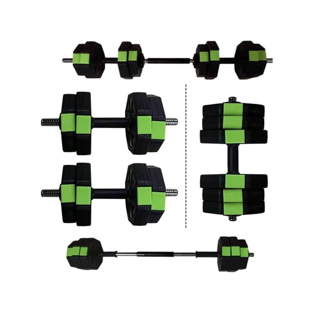 Bingirl Ensemble d'Haltères Réglables (30 - 44 Lb) avec Poignée en Fer pour Gym à Domicile