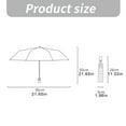 thumbnail image 3 of Acahhotxx Travel Umbrellas, Compactly Automatic Travel Umbrella Sun Protections Umbrella With Designs For Sun And Rain Protections Blocker - 1 - 8K Automatic, 3 of 3