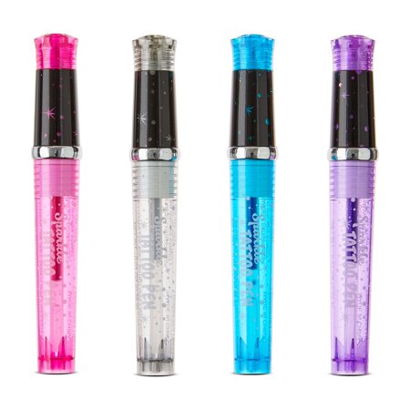 Valentine's Day Tear & Share Multicolor Sparkle Tattoo Pens, 4 Count, by Way To Celebrate