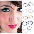 thumbnail image 3 of Fashion Body Piercing Jewelry Stainless Steel Nose Open Ring Nose Nail Hoop 5pcs, 3 of 5
