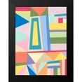 thumbnail image 2 of Galapon, Nikki 19x24 Black Modern Framed Museum Art Print Titled - Confetti Structure I, 2 of 5