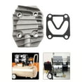 thumbnail image 1 of Air Compressor Cylinder Head Aluminum Fittings Cooling Cover Pneumatic Driving, 1 of 9