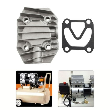Air Compressor Cylinder Head Aluminum Fittings Heat And Pressure Resistance Reliable Replacement High Quality Metal