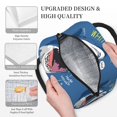 thumbnail image 3 of Balery Great White Shark Bolsa de Almuerzo para Mujeres, Caja de Almuerzo, Bolsa de Almuerzo Pequeña Impermeable, Tote de Almuerzo Reutilizable con Gran Capacidad, 3 of 6