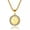 CZ Gold, variant on Men Women Prayer Necklace Stainless Steel Praying Hand Coin Medal Pendant Chain-Praying Hand Gray
