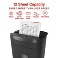 thumbnail image 2 of Staples 12-Sheet Micro-Cut Multi-Media Shredder (ST62153), 2 of 7