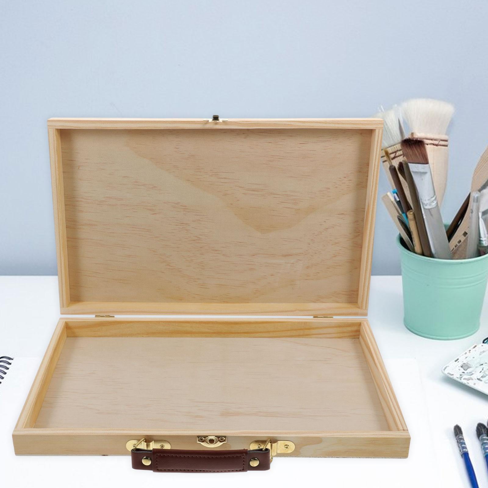 GUOOL Artist Supplies Box Art Tool Storage Box with Handle Travel Painting Tools Organizer Carrying Case for Markers Pastel Brushes
