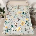 thumbnail image 2 of Castle Fairy Adults Animal Hummingbird Full Size Sheets,Chic Floral Flowers Bed Sheets, 2 of 7