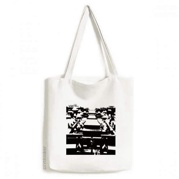 Potala China Forbidden City Tote Canvas Bag Shopping Satchel Casual Handbag