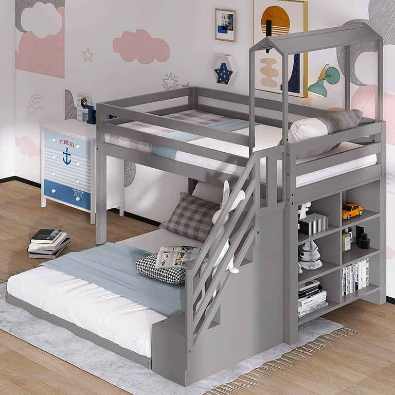 Bunk beds walmart sale twin over full