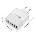 thumbnail image 4 of Cargador de teléfono móvil PD 55W QC3.0 + PD25W para iPhone Samsung (enchufe KR blanco), 4 of 6