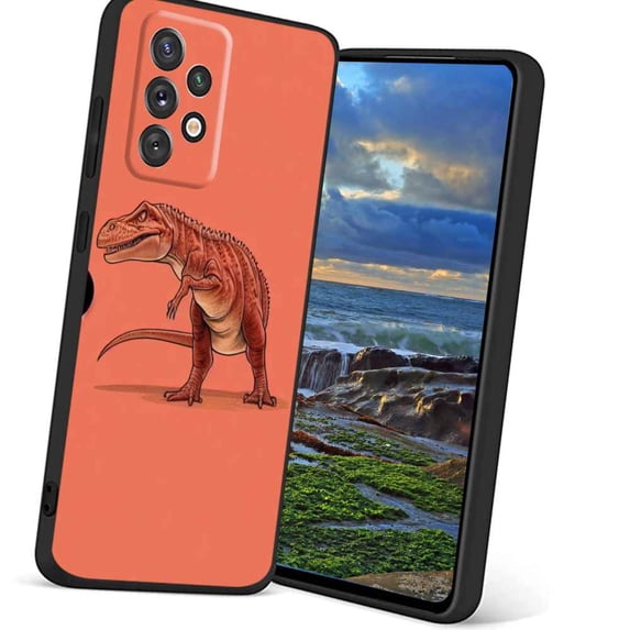 Dino-Reptile-14 Phone Case, Degined for Samsung Galaxy A52 5G Case Men Women, Flexible Silicone Shockproof Case for Samsung Galaxy A52 5G