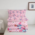 thumbnail image 5 of Manfei Cute Baseball Games Twin Comforter Sets,Sport Themd Bedding Set For Girls,Pink Blue,Pink Reversible,2 Pieces,1 Comforter and 1 Pillowcase, 5 of 8