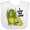 AA-White, variant on Inktastic I Love my Dad with Baby and Daddy Triceratops Boys or Girls Baby Bib