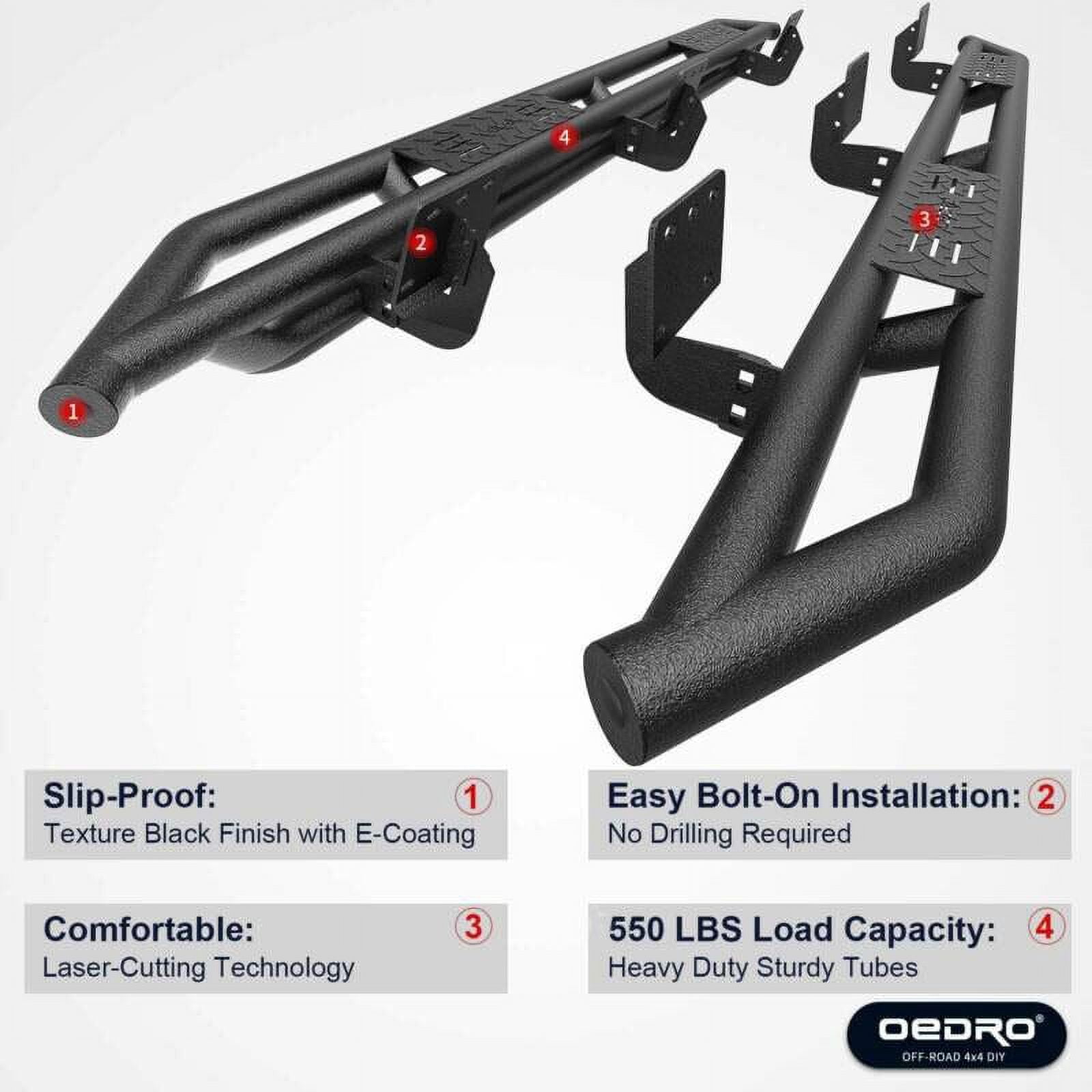 RVNI Running Boards for 2009-2018 Ram 1500 2019-2022 Ram 1500 Classic Quad Cab 2010-2022 2024 2500/3500 6 in Side Steps