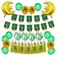 thumbnail image 2 of Ramadán Mubarak 12 '' de látex Eid Mubarak telón de fondo para decoración festiva de de Ramadán de acce Verde yotijar globos eid mubarak, 2 of 4