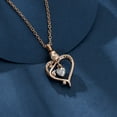 thumbnail image 6 of Rose Heart Ashes Necklaces for Women Heart Love Story Rose Flower Cremation Memorial Jewelry Urn Pendant Necklaces Keepsake for Her Mom Wife Girlfriend, 6 of 6