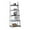 Grey+White, variant on 5-Tier Bookshelf,Modern Ladder Bookcase,5 Shelves Storage Rack Ladder Shelf for Living Room, Home Office,White