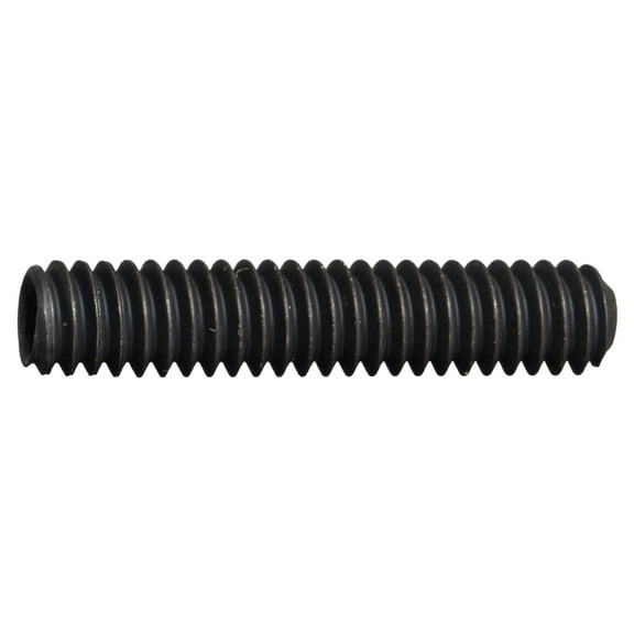 1/4"-20 x 1-1/4" Black Oxide Steel Coarse Thread Socket Set Screws (10 pcs.)