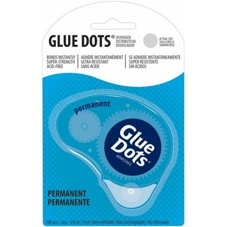 UPC: 0634524113450 | Glue Dots Permanent Craft Adhesive: 0.375in x 10mm  200 pieces