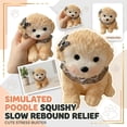 thumbnail image 4 of Mochi Squishy Stress Relief Toys Adults, Stretchy Fidget Toy, Anxiety Relief Items Fidget, White Plush Puppy Design, Desk Decorations, 1 Set, 4 of 5
