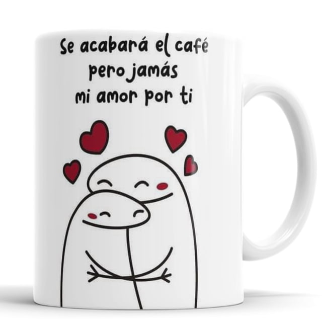 Taza pará Café Flork diseño romántico nuestra tacita