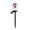 A002- White, variant on Solar Powered Outdoor Landscape Lighting, Halloween Decorations Outdoor Solar 16X3.5 Inch Double Stacked Pumpkin with Purple Witch Hat Stake Light, for Home Yard Lawn Garden Fall