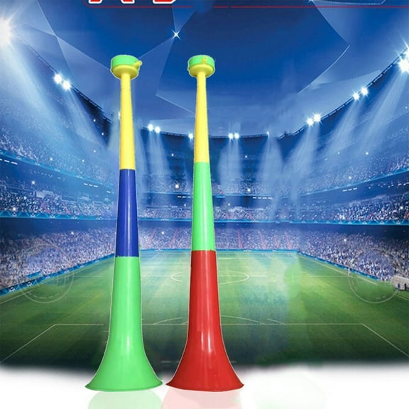 Removable Football Stadium Cheer Horns Vuvuzela Cheerleading Horn For Kids, New High Quality Three-Section Telescopic Cheer Horn, One Size 53Cm Length 11.5Cm Diameter