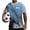 Argentina Flag, variant on Germany Flag Jersey Shirts Casual Athletic Shirt Short Sleeve T-Shirt for Men Youth Classic Outfits, Football Games, Gym, Travel Commutes