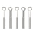 thumbnail image 1 of Uxcell 5Pcs M12x99mm Machinery Lifting Shoulder Eye Bolts Threaded Screw Eyebolt, 1 of 7