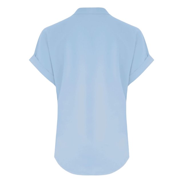Admvng Hauts d'Été pour Femmes Col en V Couleur Unie Coton et Lin Manches Courtes Chandail-Over S-2TG