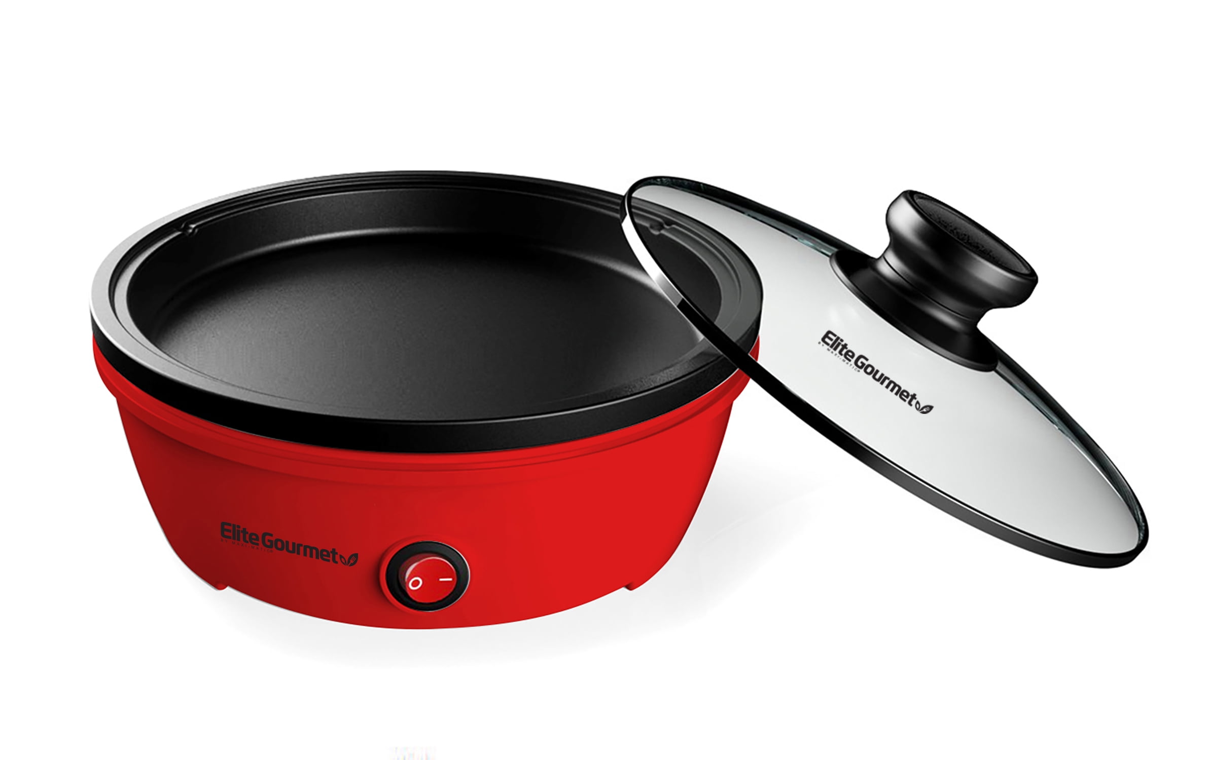 Elite Gourmet 10.5”x 2” Electric Skillet with Handle, 1 ct - King