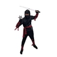 thumbnail image 1 of Traje de Ninja Nocturno - Disfraz de Halloween para Niñas y Niños - Vestuario de Guerrero Samurai - Disfraces para Ninjas T6 Disfraces TuDi Karate Dragon Niños de 6 Años, 1 of 6