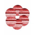 thumbnail image 7 of 15 Inch Round Placemats Set of 6, Red Ombre Non Slip Heat Insulation PP Table Mats, Modern Abstract Art Farmhouse Washable Place Mats for Kitchen Dining Party Table Decor, 7 of 7