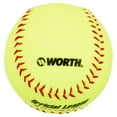 thumbnail image 4 of (4 Pack) Worth 12" Yellow Practice Slowpitch Softballs, 4 of 10