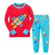 thumbnail image 1 of Ropa de dormir para niños, pijamas para bebés y niñas, ropa de Navidad para niños, camiseta de manga larga + Pantalones, Pijama de algodón de 2 a 7 años P05, 1 of 4
