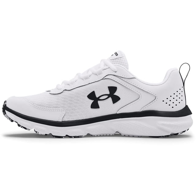 Zapatillas para correr Under Armour Charged Assert 9 Marble para hombre, blanco/negro