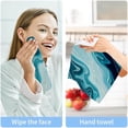 thumbnail image 7 of SKYSONIC 4 PCS Blue Abstract Marble Washcloths, 12"x 12" Cotton Wash Cloths, Highly Absorbent and Soft Face Towels for Bathroom,Gym,Hotel and Spa, 7 of 7