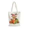 thumbnail image 2 of Bolsa de Lona Navideña | Bolsa de Regalo Reutilizable para Regalos Navideños | Bolsa de Compras Ligera y Duradera | Opciones Multicolor | Bolsa de Mano Práctica y Festiva para Fiestas Navideñas y Cen, 2 of 6