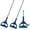 blue 2 pack, variant on 57 Inch Heavy Duty Commercial Wet Mop Handles Blue 6 Pack Janitor Supplies