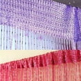 thumbnail image 4 of Willster Tassel String Curtain Door 100 X 200 Cm Curtain Tassel Partition Board Window Door Bedroom Wedding Party Garden Decoration Champagne, 4 of 14
