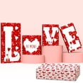 thumbnail image 1 of Valentine’s Day Decorations, 4PCS Rustic Tabletop LOVE Signs for Romantic Home Décor, Wedding, Anniversary, or Party Centerpiece, Valentine’s Gift for Couples, 1 of 7